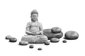 打坐小佛像图片